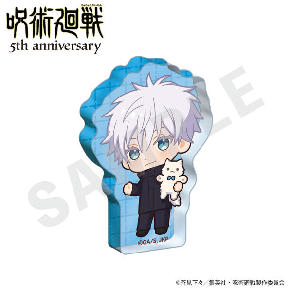 [Pre-order] Satoru Gojo - Jujutsu Kaisen 5th Anniversary Hugging Series Mini Acrylic Block Mini Chara ver.