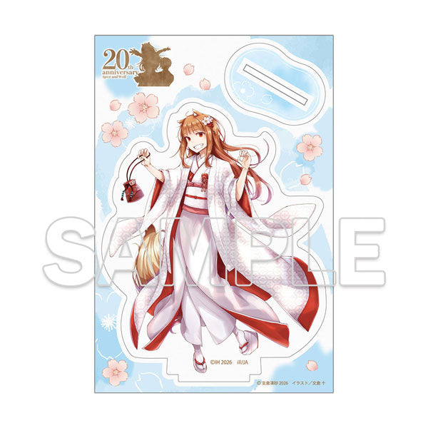 [Pre-order] Spice and Wolf Light Novel Series 20th Anniversary Acrylic Stand - White Kimono Ver.