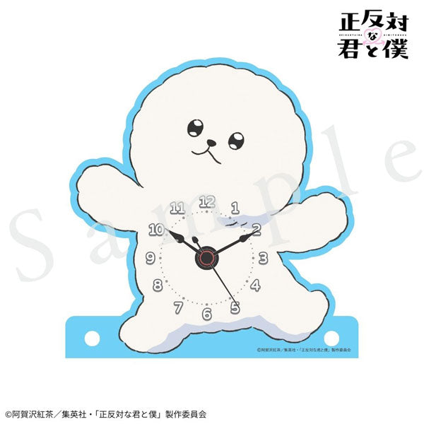 [Pre-order] You and I are Polar Opposites - Yeti Acrylic Clock