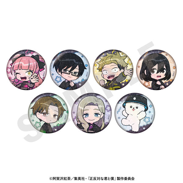 [Pre-order] You and I are Polar Opposites - Trading Shiny Tin Badge Black x Neon Coordinate ver. BLIND PACK