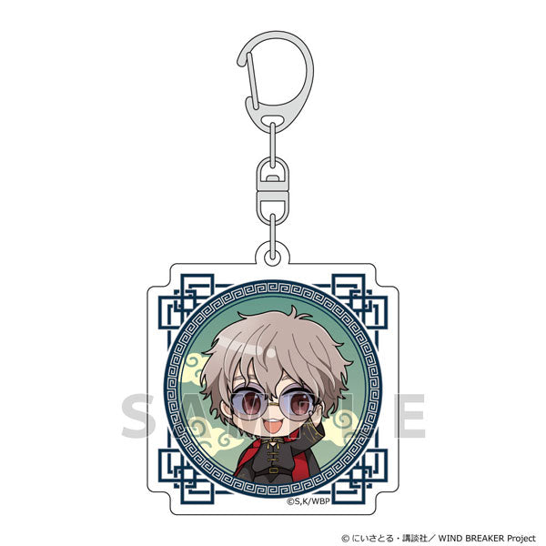 [Pre-order] Chouji Tomiyama / Formal Chinese - WIND BREAKER Acrylic Keychain