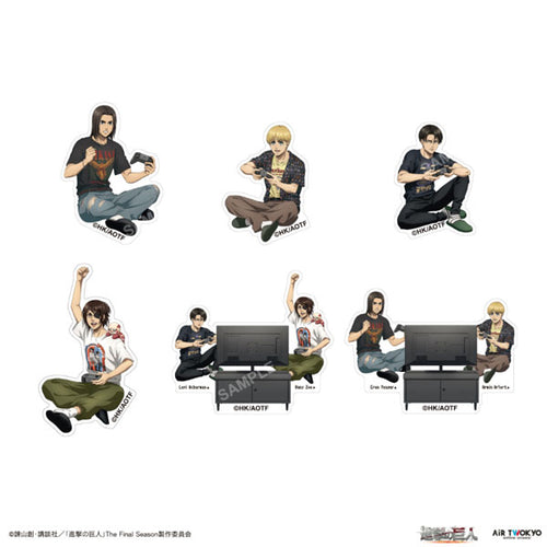 [Pre-order] Attack on Titan - The Final Season THE FINAL CHAPTERS Game Sticker Set
