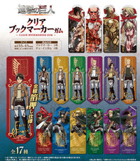 [Pre-order] Attack on Titan - Clear Bookmark Gum BLIND PACK