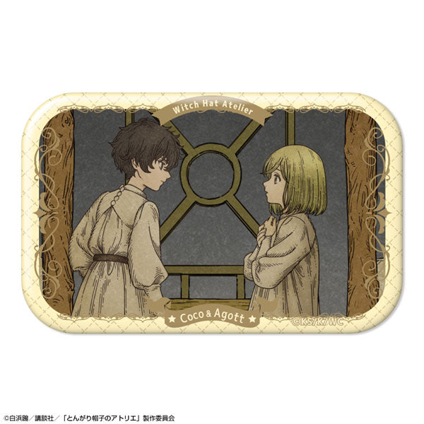 [Pre-order] Coco & Agott - Witch Hat Atelier Rectangle Tin Badge