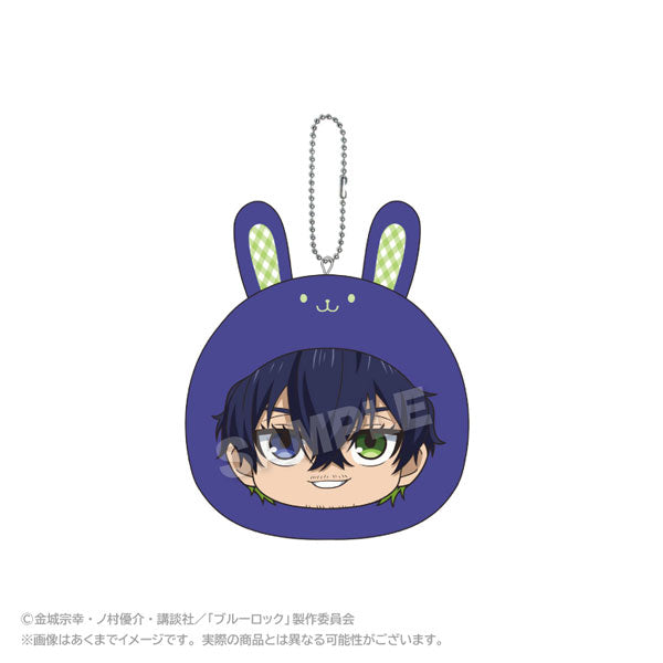 [Pre-order] Blue Lock - Marumates Cushion Keychain Rabbit ver.