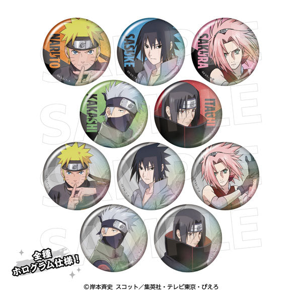 [Pre-order] NARUTO Shippuden - Hologram Tin Badge BLIND PACK