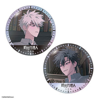 [Pre-order] Toki & Hikaru - Link Click Main Visual Aurora Tin Badge 2pcs. Set