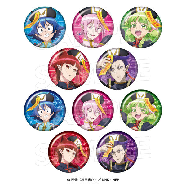 [Pre-order] Welcome to Demon School! Iruma-kun - Metallic Tin Badge [Jiangshi Style] BLIND PACK
