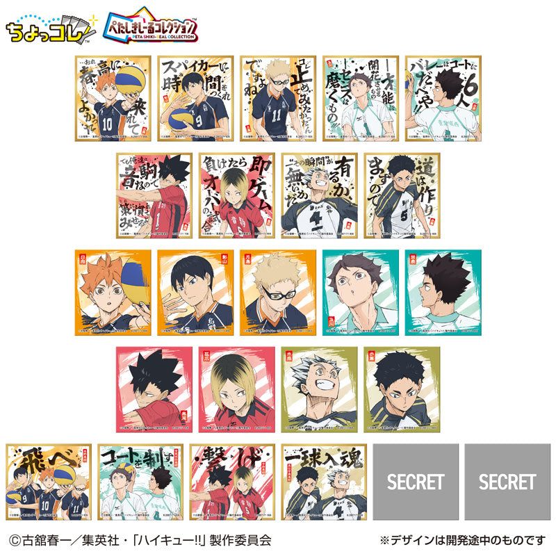 Haikyuu!! - Peta Shikishi Sticker BLIND PACK