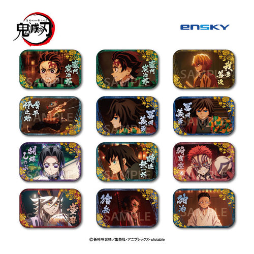 [Pre-order] Demon Slayer - Marukaku Tin Badge BLIND PACK
