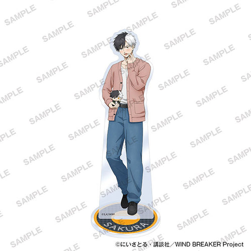 Haruka Sakura - WIND BREAKER Together with Plushies Ver. Acrylic Stand