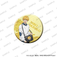 Akihiko Nirei - WIND BREAKER Together with Plushies Ver. Big Holographic Tin Badge