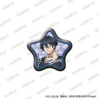 Yamato Endo - WIND BREAKER Together with Plushies Ver. Star-shaped Glimmering Tin Badge