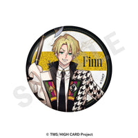 HIGH CARD - Trading Glitter Tin Badge