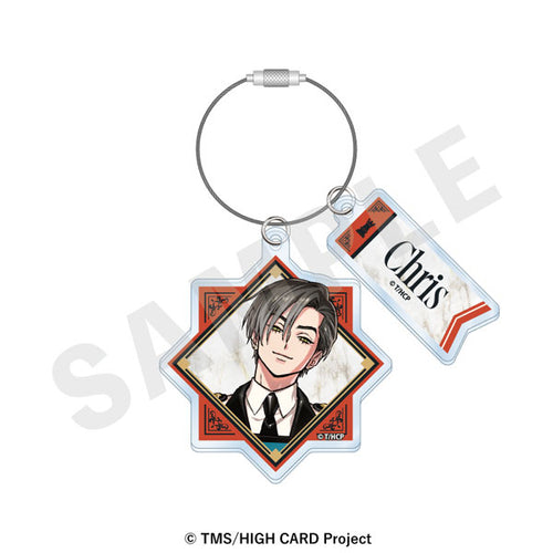 Chris Redgrave - HIGH CARD Wire Acrylic Keychain