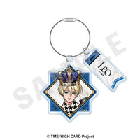 Leo Constantine Pinochle - HIGH CARD Wire Acrylic Keychain