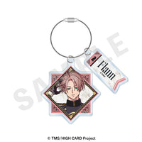 Flann Oldman - HIGH CARD Wire Acrylic Keychain