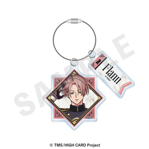 Flann Oldman - HIGH CARD Wire Acrylic Keychain