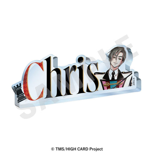 Chris Redgrave - HIGH CARD Acrylic Block