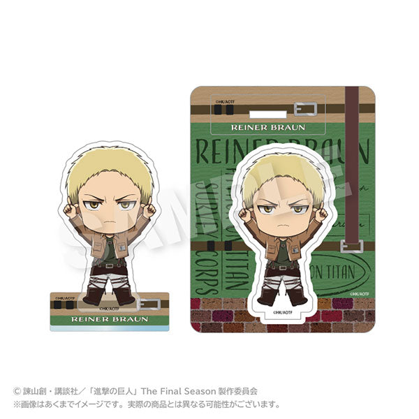 Reiner Braun - Attack on Titan Point Acrylic Mascot Stand