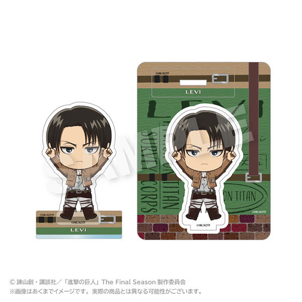 Levi - Attack on Titan Point Acrylic Mascot Stand