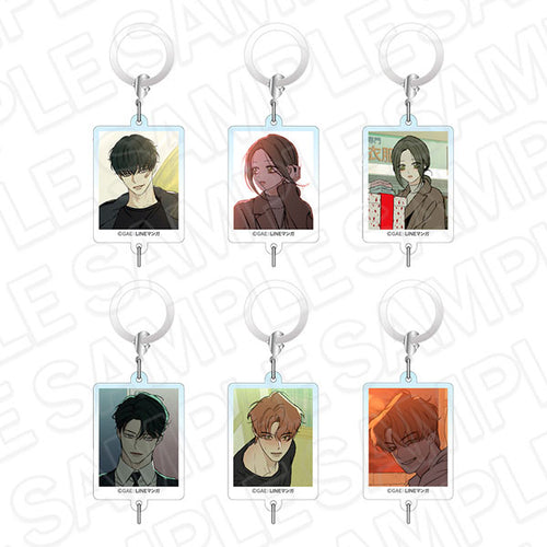 Tears on a Withered Flower - ID Photo Style Charm Keychain BLIND PACK