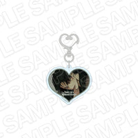 Beom Tae-ha - Tears on a Withered Flower Heart-shaped Acrylic Keychain