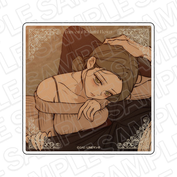 Na Hae-soo - Tears on a Withered Flower Acrylic Coaster