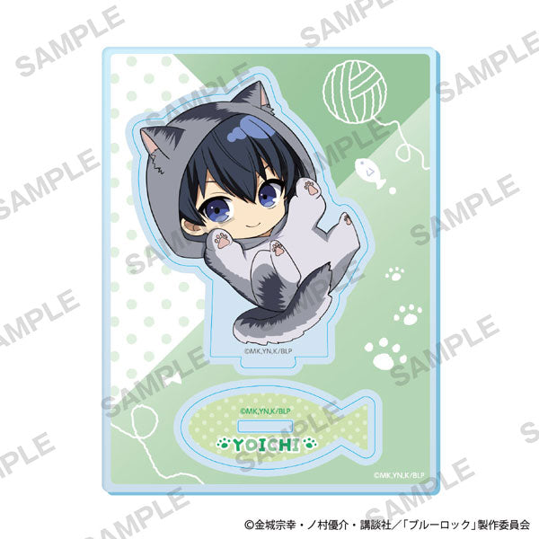 Yoichi Isagi - Blue Lock Mini-Character Acrylic Stand Cat Mascot Costume Ver.