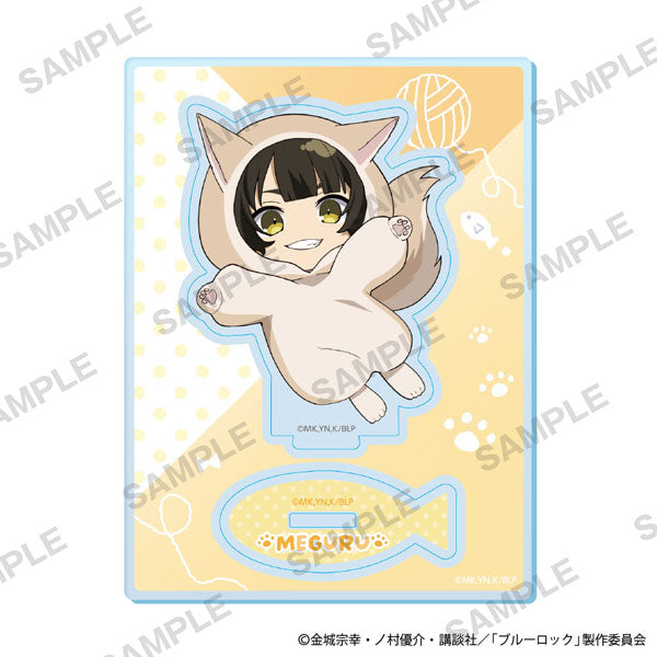 Meguru Bachira - Blue Lock Mini-Character Acrylic Stand Cat Mascot Costume Ver.