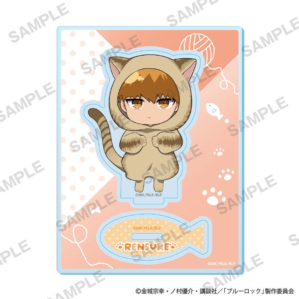 Rensuke Kunigami - Blue Lock Mini-Character Acrylic Stand Cat Mascot Costume Ver.