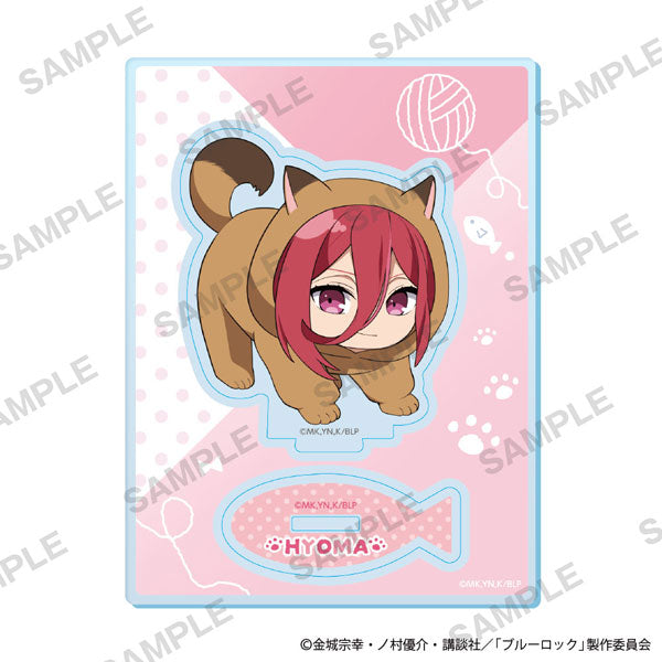 Hyoma Chigiri - Blue Lock Mini-Character Acrylic Stand Cat Mascot Costume Ver.