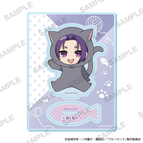 Reo Mikage - Blue Lock Mini-Character Acrylic Stand Cat Mascot Costume Ver.