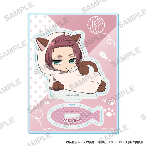 Sae Itoshi - Blue Lock Mini-Character Acrylic Stand Cat Mascot Costume Ver.