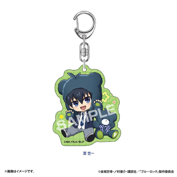 Yoichi Isagi - Blue Lock Petite Bear Acrylic Keychain