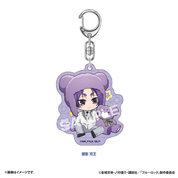 Reo Mikage - Blue Lock Petite Bear Acrylic Keychain