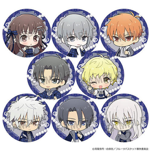 Fruits Basket - Trading Can Magnet (Checkered Coordination / Mini Chara) BLIND PACK