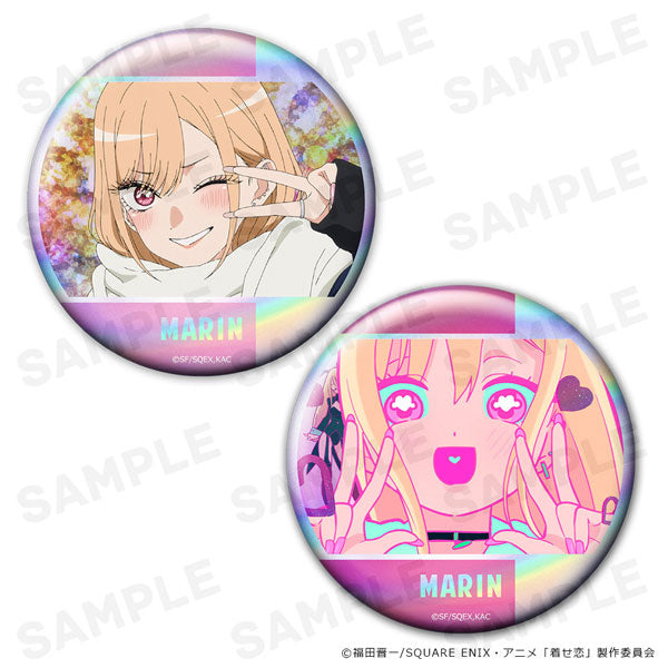 Marin Kitagawa - My Dress-Up Darling Hologram Tin Badge 2pcs. Set vol.2