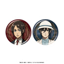 Eren / Mikasa - Attack on Titan Character Badge Set