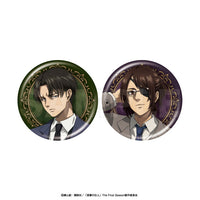 Levi / Hange - Attack on Titan Character Badge Set