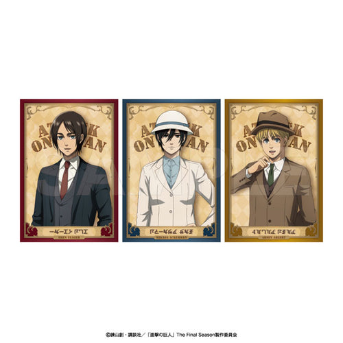 Eren / Mikasa / Armin - Attack on Titan Mini Card Set