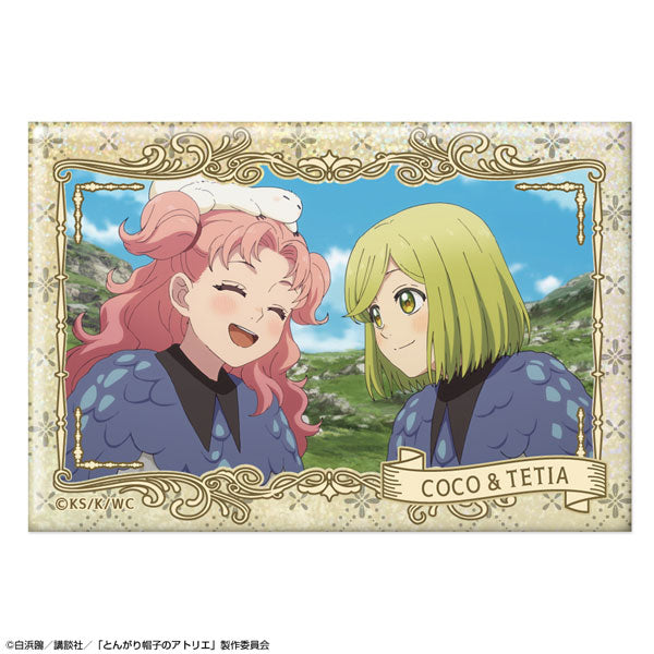 Coco & Tetia - Witch Hat Atelier Hologram Tin Badge Ver.2
