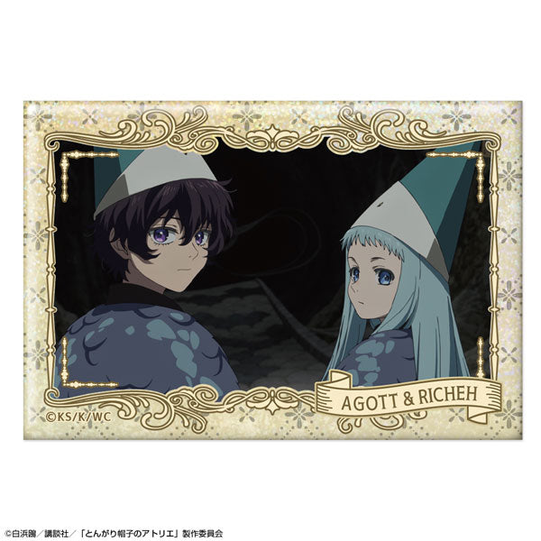Agott & Richeh - Witch Hat Atelier Hologram Tin Badge Ver.2