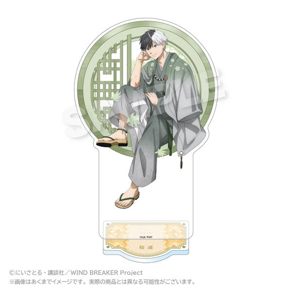Haruka Sakura - WIND BREAKER Acrylic Stand Round Window ver.