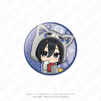 Mikasa - Attack on Titan [Beckoning Cat] Hologram Tin Badge