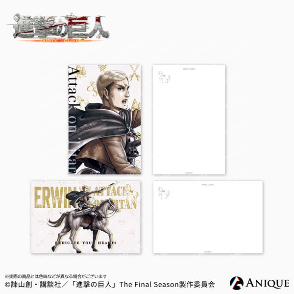 Erwin - Attack on Titan Horseback Riding Postcard 2pc. Set