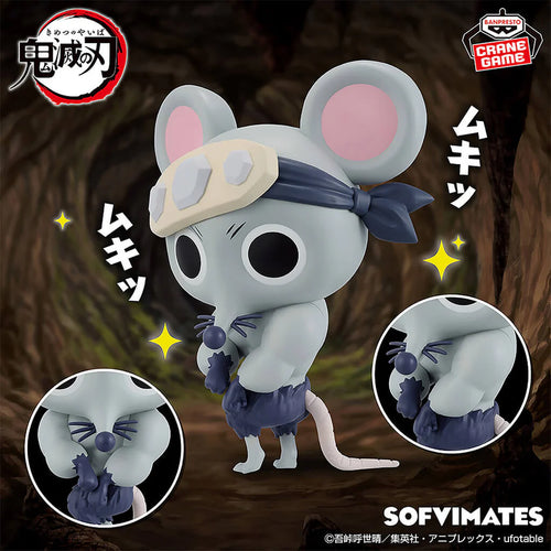 [Pre-order] Muscular Mouse - Demon Slayer Big Sofvimates figure