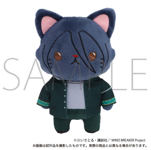 [Pre-order] Kyoutarou Sugishita - WIND BREAKER withCAT Plush Keychain w/Eye Mask