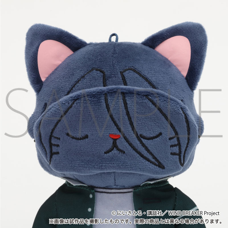 [Pre-order] Kyoutarou Sugishita - WIND BREAKER withCAT Plush Keychain w/Eye Mask
