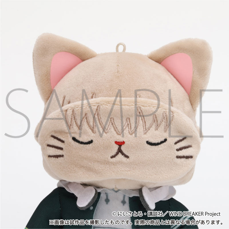 [Pre-order] Ren Kaji - WIND BREAKER withCAT Plush Keychain w/Eye Mask